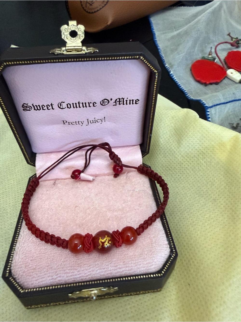 Red Japanese bracelet
